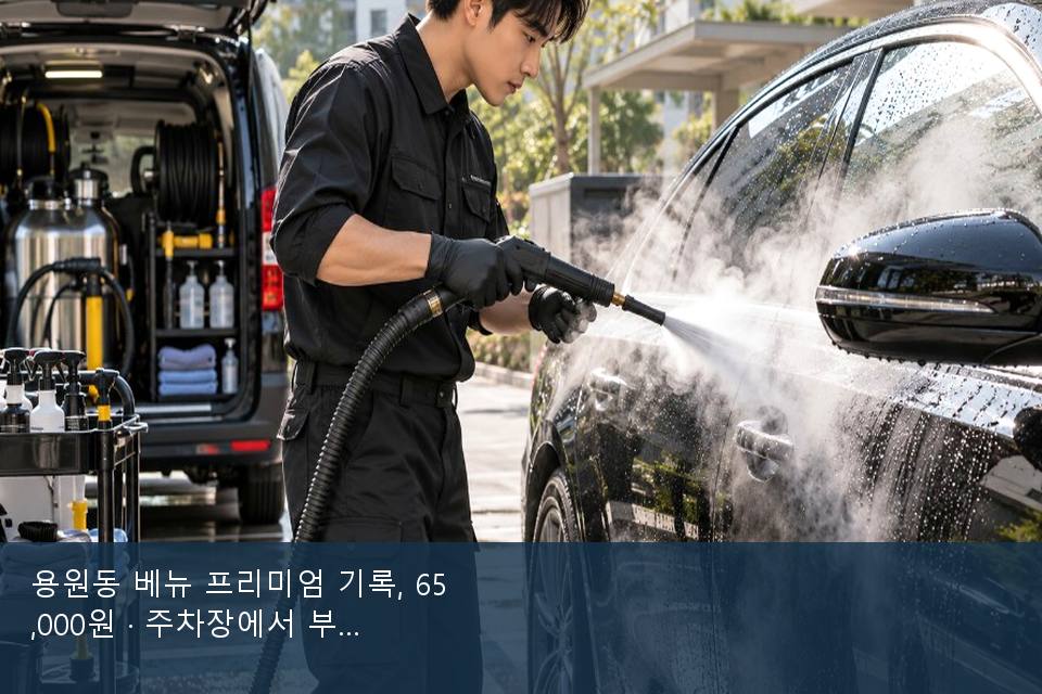 용원동 베뉴 프리미엄 기록, 65,000원 · 주차장에서 부른 날